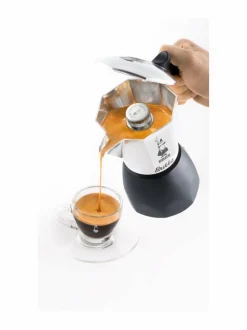 Tee, Kahvi & Vesi|Bialetti 4 kupin Brikka-mutteripannu BLACK