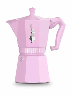 Tee, Kahvi & Vesi|Bialetti 6 kupin Exclusive -mokkapannu PINK