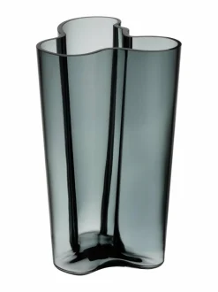 Koriste-Esineet|Iittala Aalto-maljakko 251 mm TUMMANHARMAA