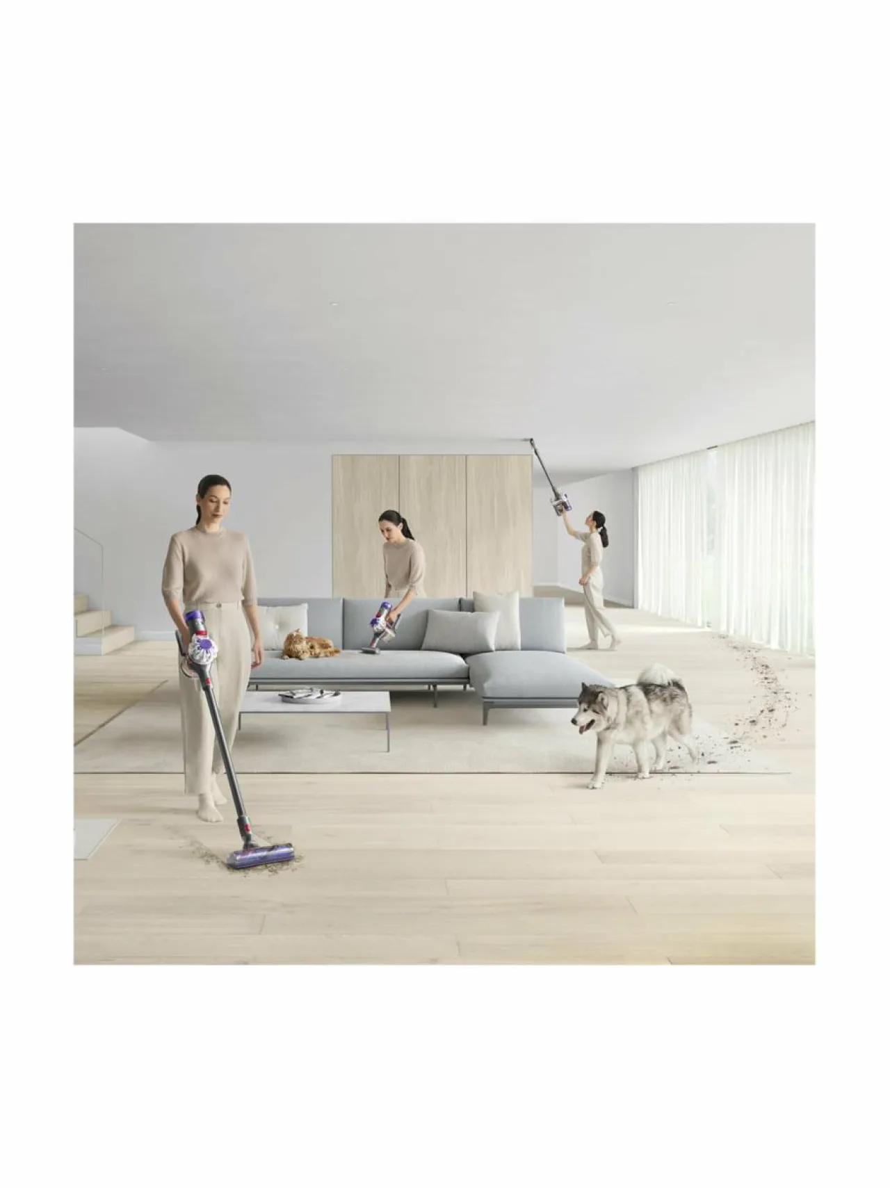 Pölynimurit|Dyson Advanced V8 - johdoton imuri SILVER/NICKEL