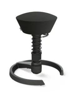 Tuolit & Jakkarat|Aeris Swopper työtuoli, musta keinonahka