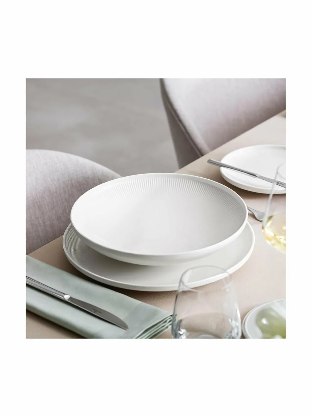 Tarjoiluastiat|Villeroy & Boch Afina Serving -posliinikulho 0,75 l VALKOINEN
