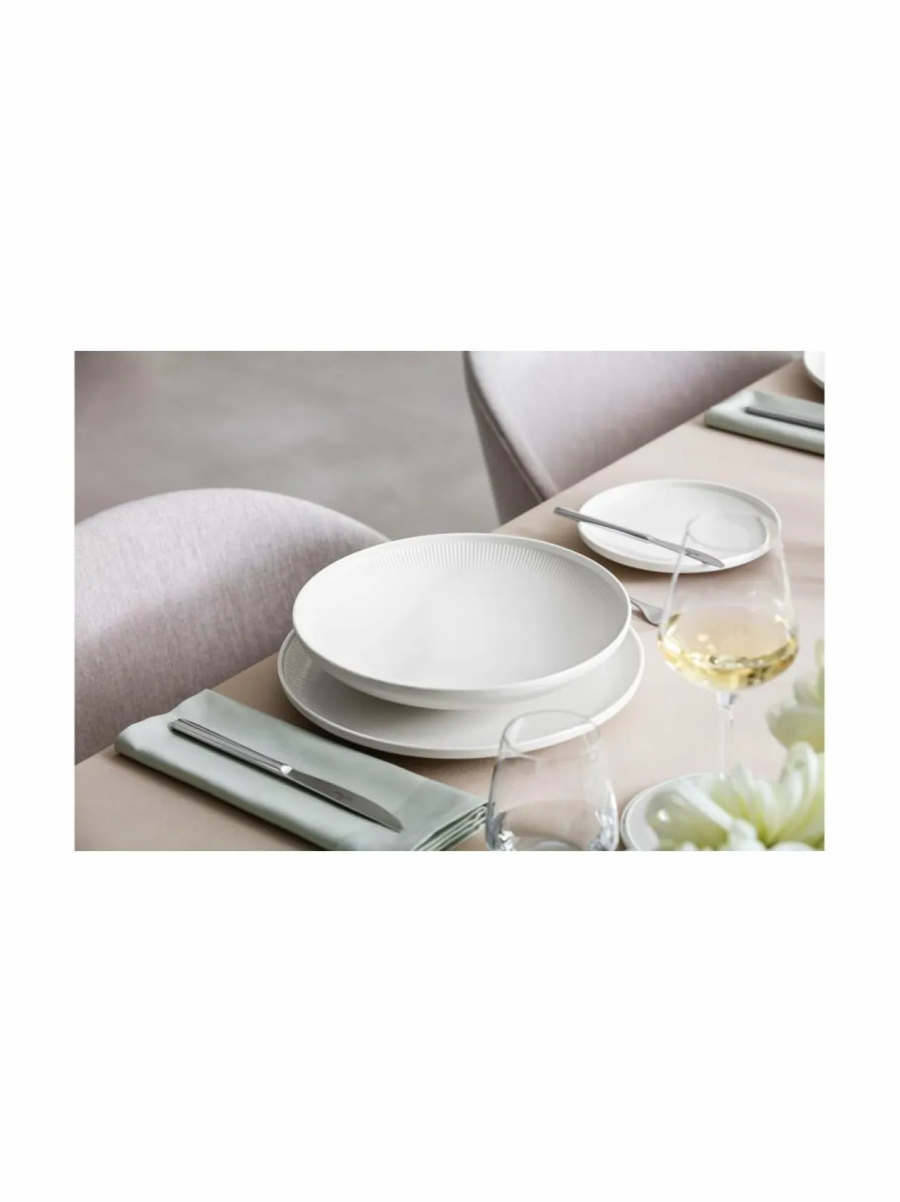 Tarjoiluastiat|Villeroy & Boch Afina Serving -posliinikulho 0,75 l VALKOINEN