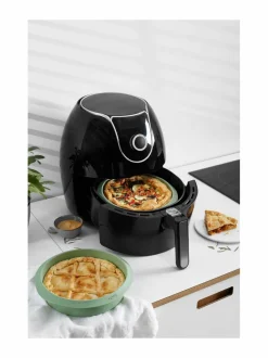 Keitto- & Paistoastiat|Lékué Air Fryer vuoka, 20cm GREEN
