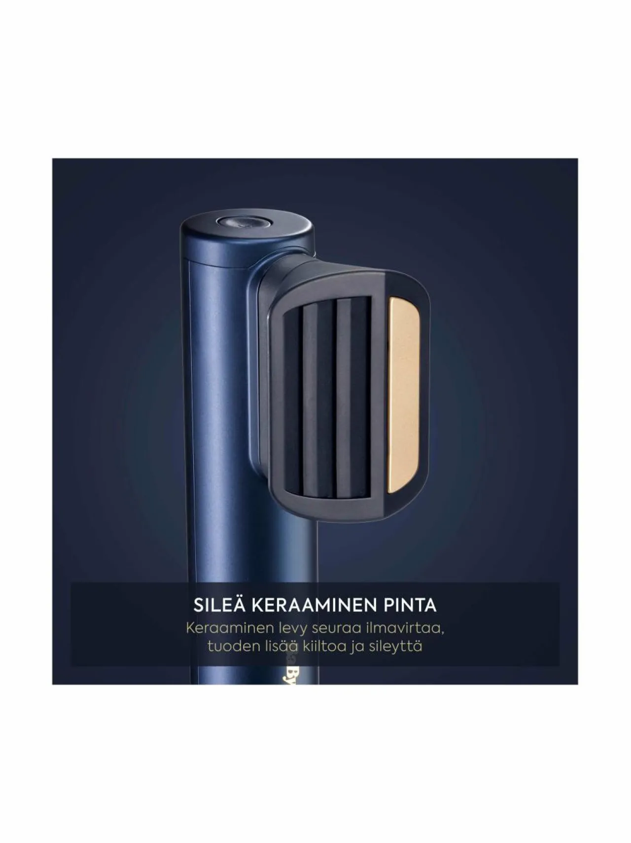 Hiustenhoito|Babyliss Air Wand Fly Away Tamer -lisävaruste BLUE