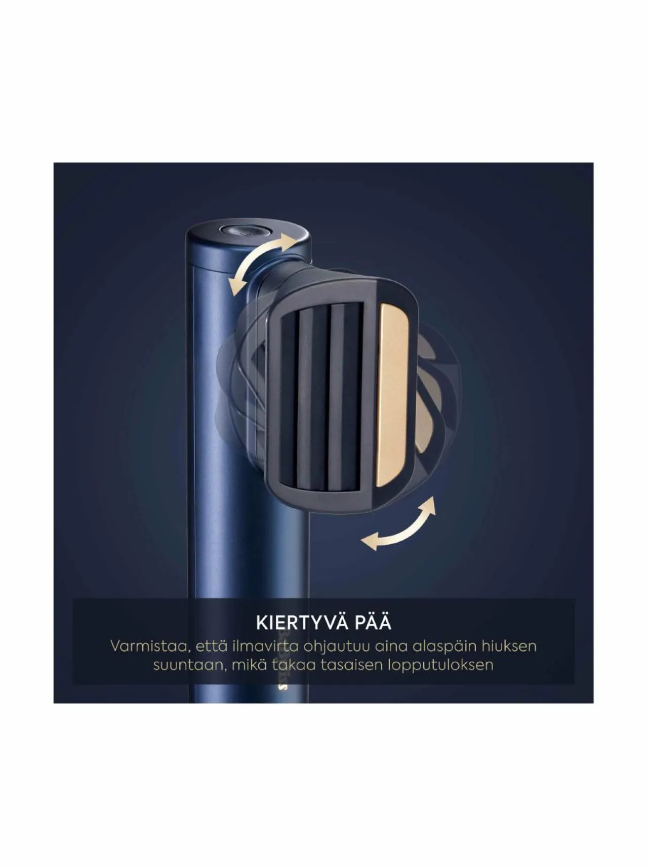 Hiustenhoito|Babyliss Air Wand Fly Away Tamer -lisävaruste BLUE