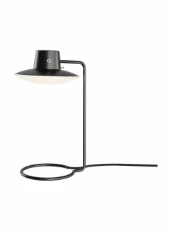 Pöytävalaisimet|Louis Poulsen AJ Oxford -pöytävalaisin 410 mm BLK METAL/OPAL GLASS