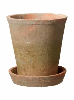 Ruukut & Istutusastiat|Wikholm Form Alison -ruukku ja aluslautanen 16 x 17 cm TERRACOTTA MELANGE