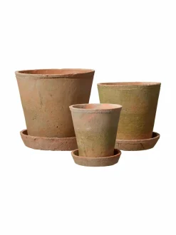 Ruukut & Istutusastiat|Wikholm Form Alison -ruukku ja aluslautanen 16 x 17 cm TERRACOTTA MELANGE