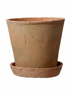 Ruukut & Istutusastiat|Wikholm Form Alison -ruukku ja aluslautanen 25 x 23 cm TERRACOTTA MELANGE