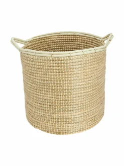 Säilytys|Casa Stockmann Alto L -meriheinäkori kahvoilla NATURAL