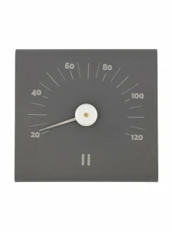 Sauna|Rento Aluminium Sauna Thermometer -saunamittari GREY