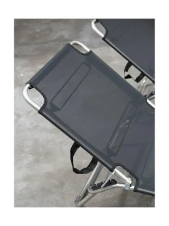 Puutarhakalusteet & Pehmusteet|FIAM Amigo aurinkovuode MUSTA