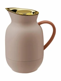 Tee, Kahvi & Vesi|Stelton Amphora -termoskannu 1 l SOFT PEACH