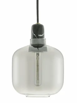 Kattovalaisimet|Normann Copenhagen Amp-riippuvalaisin, S SMOKE/BLACK (HARMAA/MUSTA)