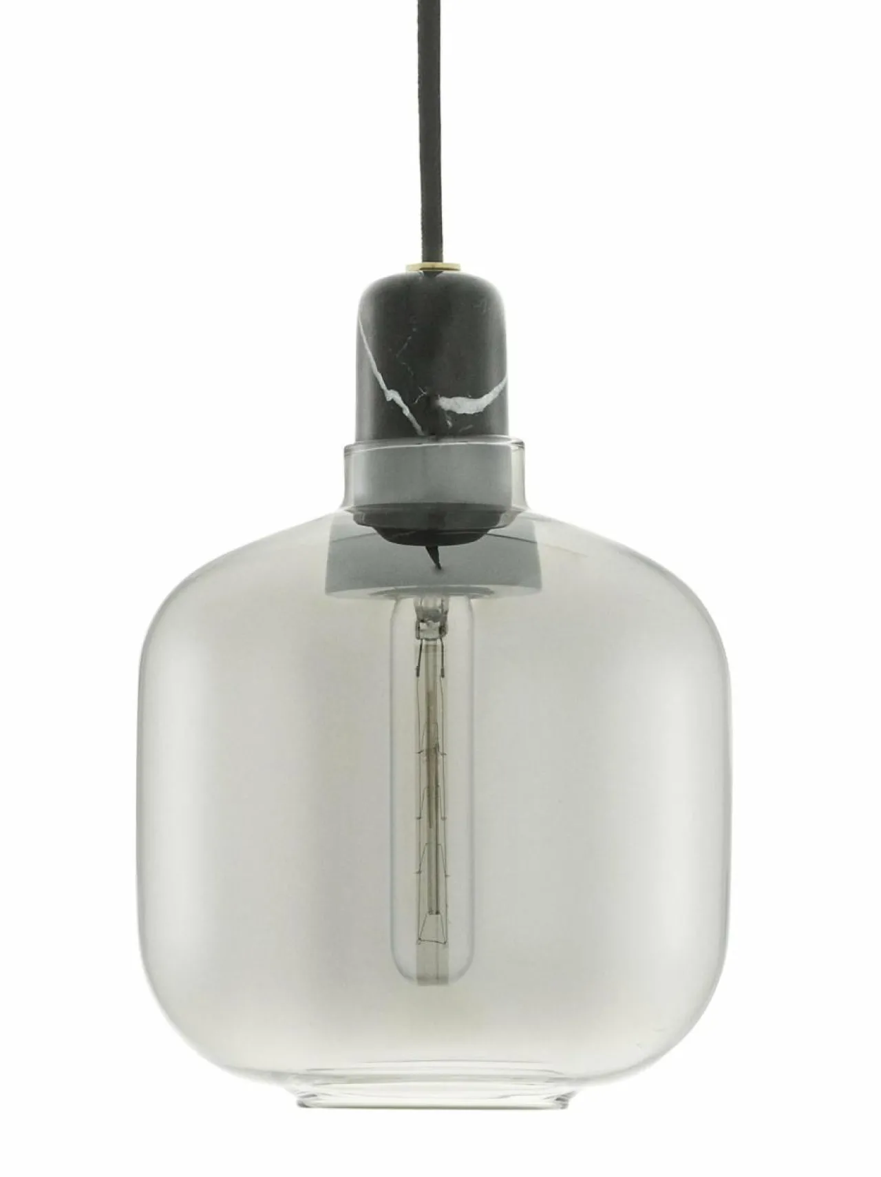 Kattovalaisimet|Normann Copenhagen Amp-riippuvalaisin, S SMOKE/BLACK (HARMAA/MUSTA)