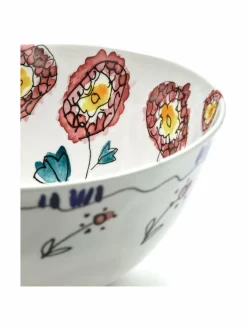 Lautaset & Kulhot|Serax Anemone Milk Midnight -kulho 2 x 15 cm 2 PCS