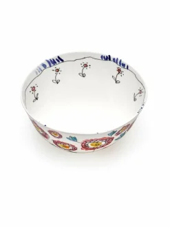 Lautaset & Kulhot|Serax Anemone Milk Midnight -kulho 2 x 18 cm MULTICO