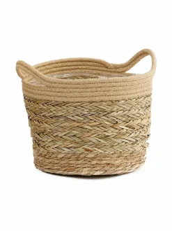 Ruukut & Istutusastiat|Mica Anne S -meriruohokori 24 x 26 cm LIGHT BROWN