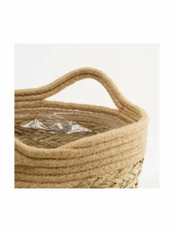 Ruukut & Istutusastiat|Mica Anne S -meriruohokori 24 x 26 cm LIGHT BROWN