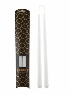 Kynttilät & Lyhdyt|Desico Antiikkikynttilä 36 cm, 2kpl WHITE
