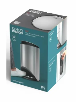 Roskakorit & -Pussit|Joseph Joseph Arc-roskakori 10 l STAINLESS STEEL