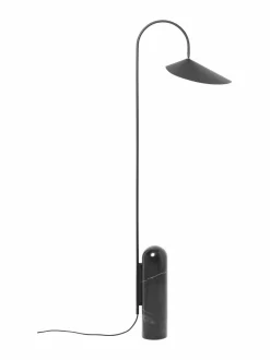 Lattiavalaisimet|Ferm Living Arum-lattiavalaisin BLACK