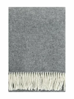 Huovat & Päiväpeitot|Lapuan Kankurit Arvo-villahuopa 130 x 180 cm 9 WHITE-MELANGE GREY