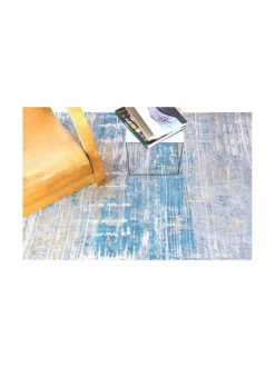Matot|Louis de Poortere Atlantic Streaks -matto 108718 LONG ISLAND BLUE