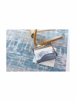 Matot|Louis de Poortere Atlantic Streaks -matto 108718 LONG ISLAND BLUE