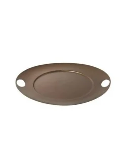 Tarjoiluastiat|Mepra Atmosfera Saturno-tarjoiluvati 14x12 cm MATERIC BRONZE