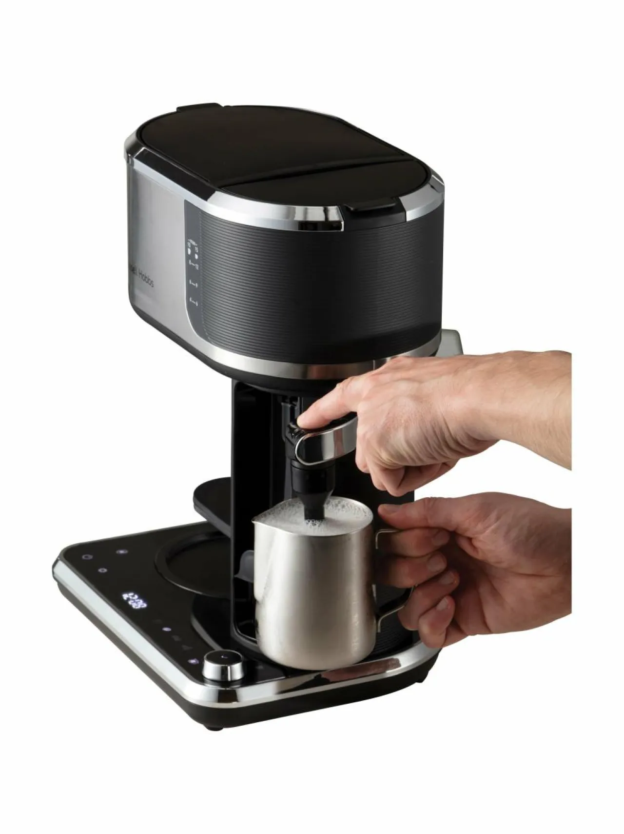 Kahvin- & Vedenkeittimet|Russell Hobbs Attentiv Coffee Bar -yhdistelmäkahvinkeitin STEEL