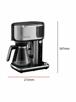 Kahvin- & Vedenkeittimet|Russell Hobbs Attentiv Coffee Bar -yhdistelmäkahvinkeitin STEEL