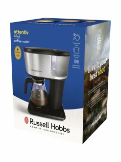 Kahvin- & Vedenkeittimet|Russell Hobbs Attentiv-kahvinkeitin 1,25 L BLACK