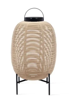 Puutarhavalaisimet & Lyhdyt|Vincent Sheppard Aurinkokennovalaisin Tika 69 cm, teräsjalka, Camel