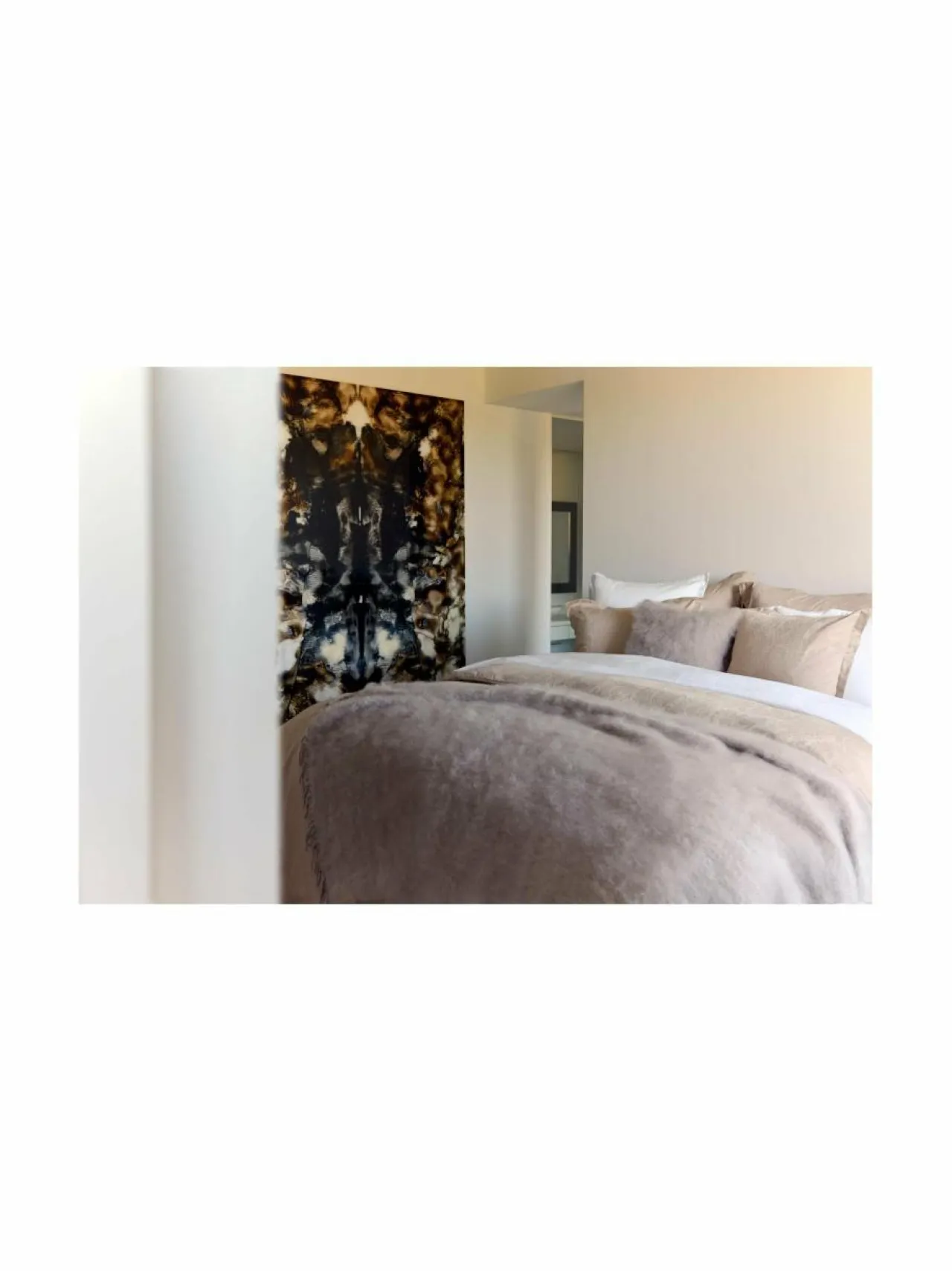 Huovat & Päiväpeitot|Balmuir Aurora Kid Mohair -peitto 115 x 180 cm 834 DARK TAUPE