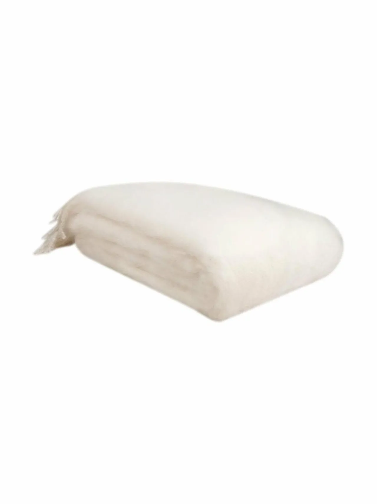 Huovat & Päiväpeitot|Balmuir Aurora-mohairhuopa 115 x 180 cm 116 SNOW WHITE