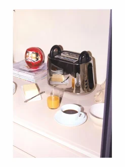 Leivänpaahtimet|Alessi B Toru -leivänpaahdin, 2 viipaleelle BLACK