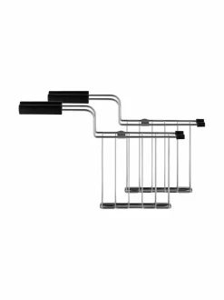 Leivänpaahtimet|Alessi B Toru -leivänpaahtimen telinet, 2 kpl BLACK