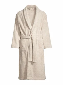 Kylpyhuonetekstiilit|Villa Stockmann Baden-aamutakki WHITE SAND