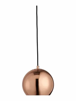 Kattovalaisimet|Frandsen Ball- riippuvalaisin Ø 18 cm SOLID COPPER