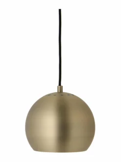 Kattovalaisimet|Frandsen Ball- riippuvalaisin Ø 18 cm MATT ANTIQUE BRASS