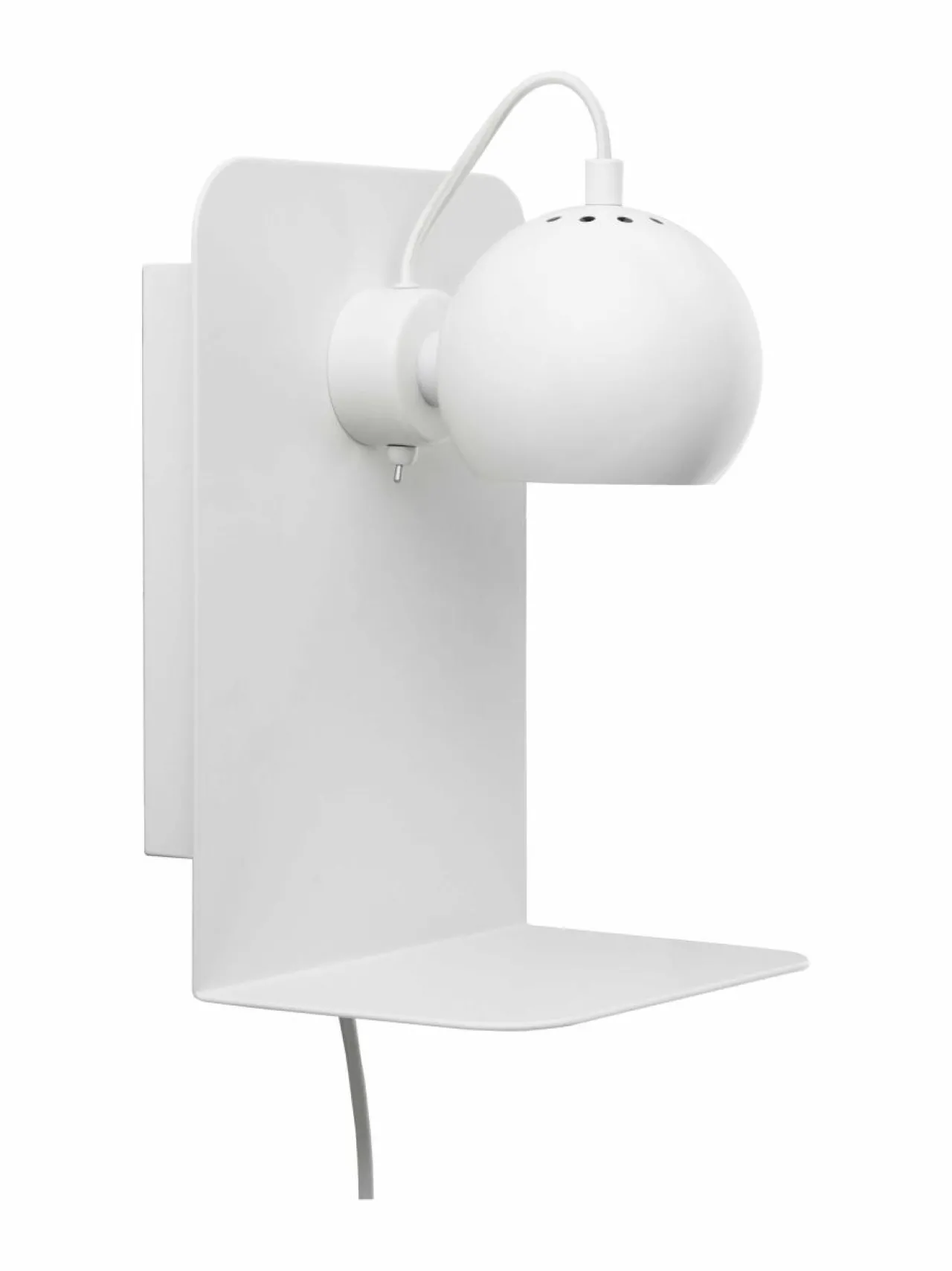 Seinävalaisimet|Frandsen Ball USB - seinävalaisin MATT WHITE