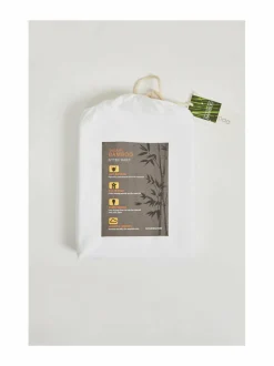 Liinavaatteet|Movesgood Bamboo- muotoonommeltu aluslakana WHITE