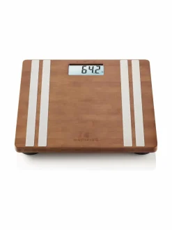 Terveydenhoito|Medisana Bamboo-kehoanalyysivaaka BROWN