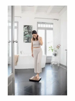 Terveydenhoito|Medisana Bamboo-kehoanalyysivaaka BROWN