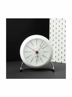 Peilit, Kellot & Kehykset|Arne Jacobsen Bankers-herätyskello WHITE