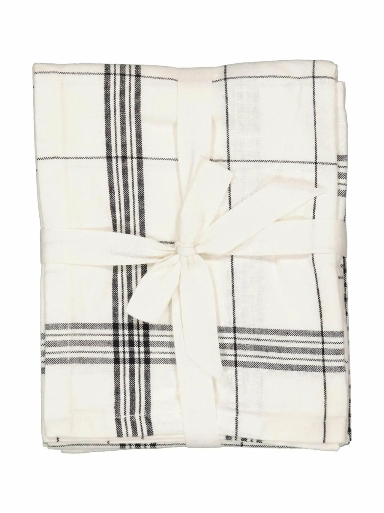 Keittiö- & Kattaustekstiilit|Casa Stockmann Barra-keittiöpyyhkeet 2-pack 50 x 70 cm BLACK