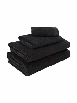 Kylpyhuonetekstiilit|Casa Stockmann Basic-pyyhe MUSTA