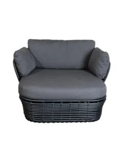 Puutarhakalusteet & Pehmusteet|Cane-Line Basket-nojatuoli HARMAA